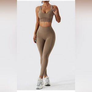 Tan Workout Set